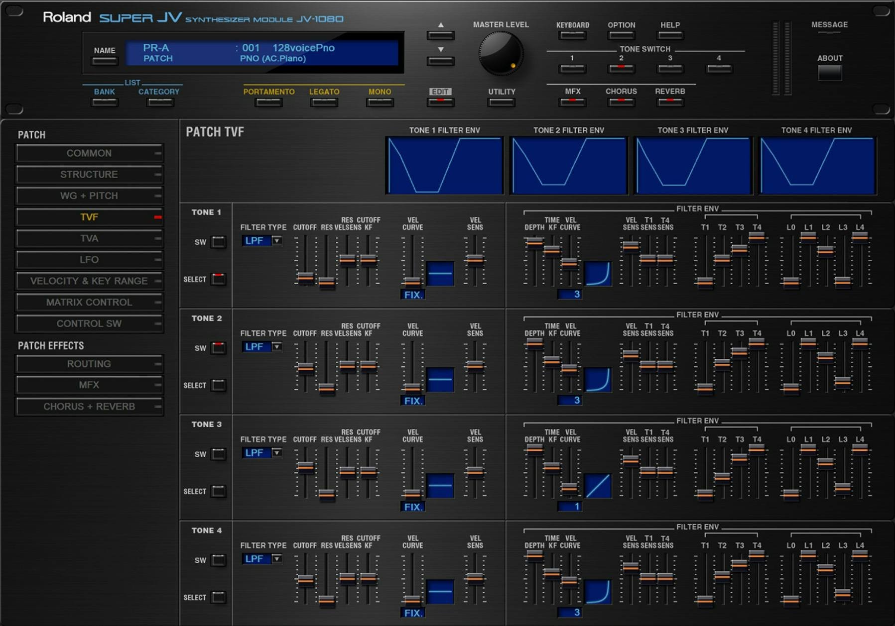 Roland Cloud JV-1080 Virtual Instrument Plugin - Lifetime Key